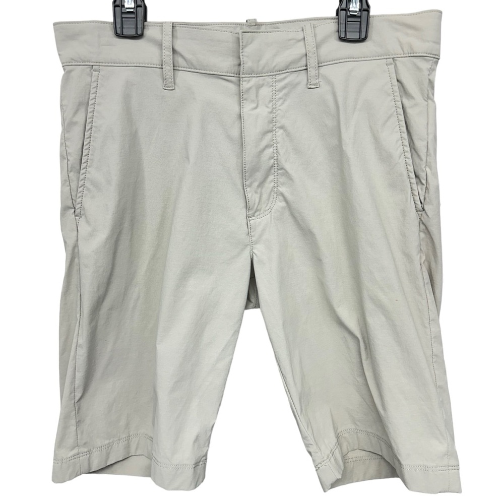 J Crew Boys Crewcuts Re-Imagined Shorts 16 Adj Light Gray Tan Pocket Per…